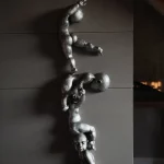 Sculpture "THE WISDOM OF MANY OF ONE MIND" by Iris Sageder